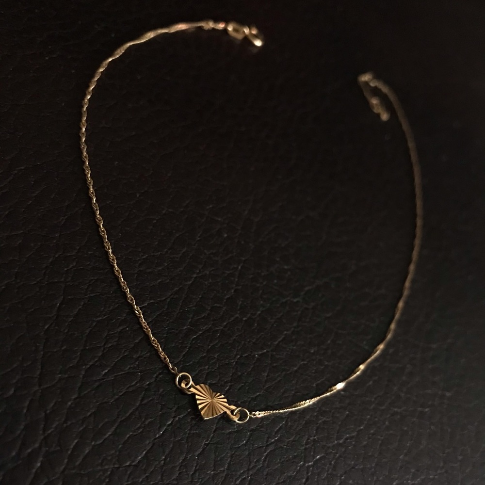 Gold Heart Bracelet